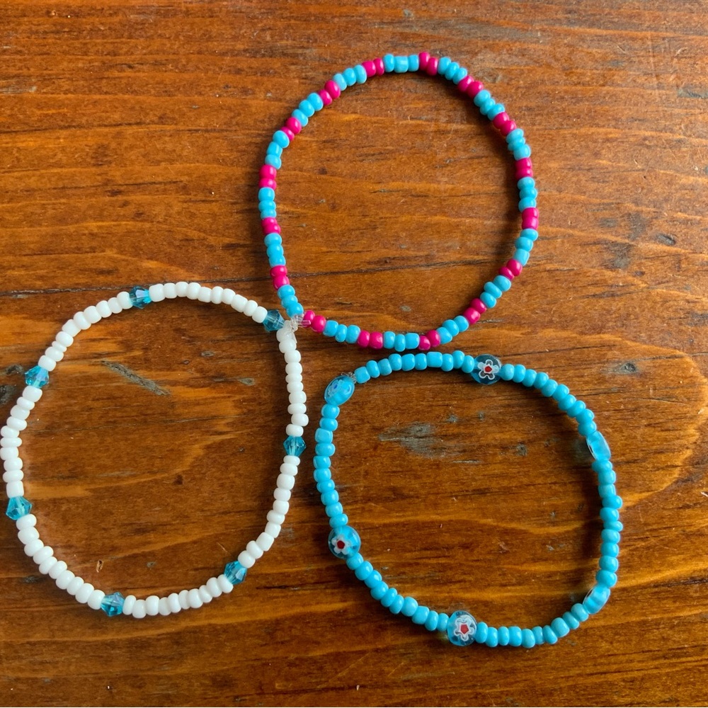 Colorful Beaded Bracelets Set - Picture 1 of 4